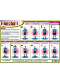 Handball - Schiedsrichterzeichen Info-Tafel - Michael Schulze Poster