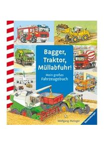 Ravensburger - Bagger Traktor Müllabfuhr! - Daniela Prusse Pappband