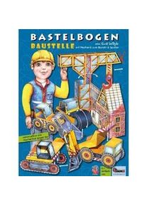 Baustelle Bastelbogen Mit Baufahrzeugen & Papiermechanik
