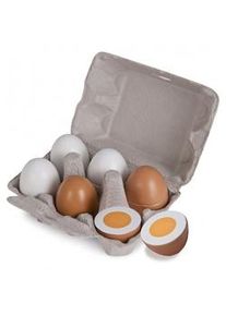 Eichhorn Holz-Lebensmittel Eier 7-Teilig