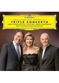 Beethoven: Triple Concerto & Sinfonie 7 (2 LPs) (Vinyl) - Anne-Sophie Mutter Daniel Barenboim Yo-Yo Ma. (LP)