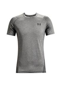 Under Armour HeatGear Armour Fitted Short Sleeve Shirt (Sale) carbon heather, Größe XXL
