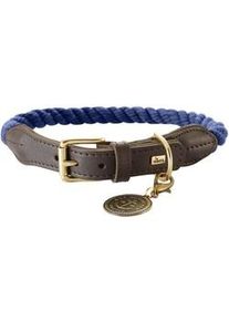 Hunter Hundehalsband List Halsband Dunkelblau 38-46cm
