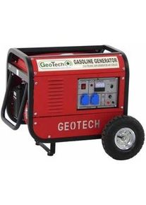 GeoTech GGSA3000 - Benzin-Stromerzeuger mit Rädern mit AVR-Regelung 2.7 kW - Dauerleistung 2.5 kW einphasig