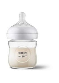Philips Avent Weithalsflasche , Transparent , Glas , 120 ml , Füttern, Babyfläschchen