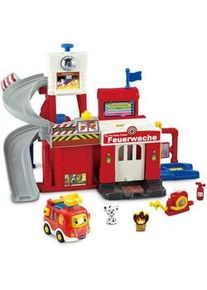 Vtech Parkgarage , Multicolor, Rot , Kunststoff , 45x33x12.8 cm , Spielzeug, Spielzeugautos