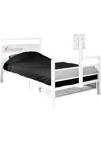 X Rocker Metallbett , Weiß , Metall , 1 Fächer , 90x190 cm , nicht verstellbar , Schlafzimmer, Betten, Einzelbetten