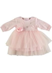 Patinio Festtagskleid , Rosa , Textil , Gr. 68 , female , Made in Eu , Langarm , Babykleidung, Festliche Babybekleidung