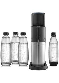 SodaStream Wassersprudler , Titanfarben , Kunststoff, Glas , 37x44x19 cm , Geschirr, Wasseraufbereitung, Wassersprudler