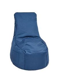 Boxxx Sitzsack , Blau , Textil , 270 l , Füllung: Styroporkugeln , 85x100x85 cm , Wohnzimmer, Sessel, Sitzsäcke