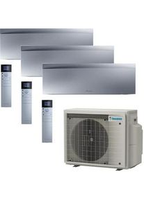 Daikin Emura3 MultiSplit-Klimaanlage | 3xFTXJ25AS | Silber | 3x 2,5kW