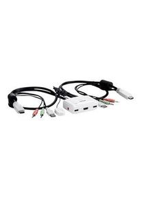 Trendnet Kábeles KVM-kapcsolók, 1920 x 1080, HDMI aljzat / 2x USB-A aljzat / 2x 3,5 mm-es sztereó aljzat - 2x HDMI dugó / 2x USB-A dugó / 4x 3,5 mm-es sztereó dugó - TK-215I