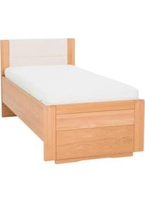 Linea Natura Bett , Eichefarben , Holz , Eiche , teilmassiv , 90x200 cm , in verschiedenen Holzarten erhältlich, in verschiedenen Größen erhältlich , Schlafzimmer, Betten, Einzel- & Doppelbetten