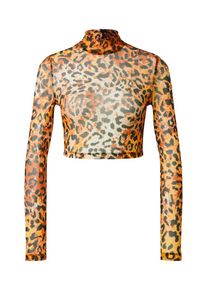 Just Cavalli Dames Shirt cognac / lichtbruin / zwart XS