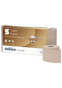 Satino by wepa Toilettenpapier PureSoft 4-lagig Recyclingpapier, 64 Rollen