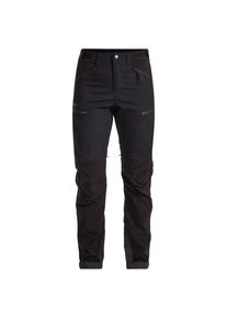 Lundhags Women's Makke High Waist Curved Pant Walking trousers Women (38, black)
