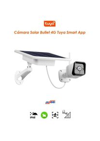 Jandei - Caméra solaire 4G Bullet Tuya Smart App 4mm Surveillance vidéo Tuya App