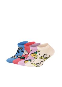 Happy Socks, Piger, Sokker 'Low Fruits-Flower', Blandingsfarvet, Størrelse 24/26