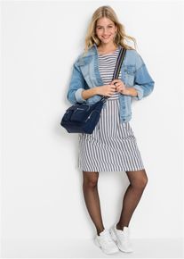 bonprix Mujer, Bolso de estilo bandolera, azul, 0