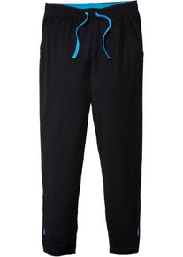 bonprix Pantaloni sport de băieţi, cu uscare rapidă negru 170
