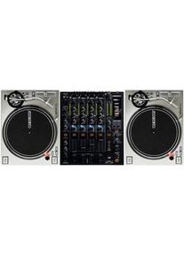 Reloop RMX-60 Digital / RP-7000 MK2 Silver DJ Mixer Set