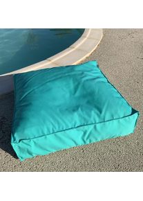 Homemaison - Housse de coussin de sol outdoor Turquoise 71x71x35 cm - Turquoise