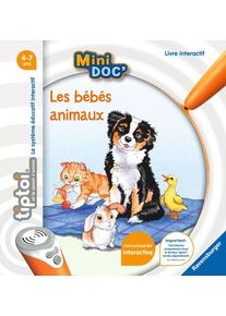 Ravensburger - Tiptoi Mini Doc' Les bébés animaux - de 4 ans - Jeu éducatif