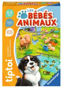 Ravensburger - Tiptoi Les bébés animaux - de 2 ans - Jeu éducatif