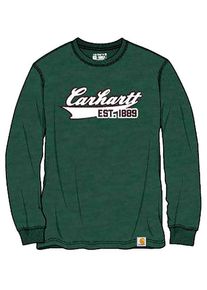 Carhartt Graphic, t-shirt lange mouw , kleur: Donkergroen (G55) , maat: S