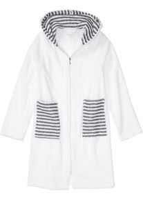 Peignoir de bain en éponge - blanc - taille 58/60 (3XL) - 100% coton - bonprix