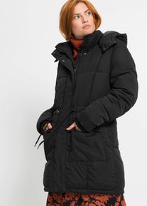 Veste d’hiver avec cordon réglable à la taille - noir - taille 36 - bonprix