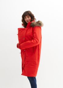 Doudoune de grossesse et de portage - rouge - taille 48 - bonprix
