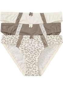 Slips à imprimé féminin - marron - taille 38/40 (S) avec coton - bonprix