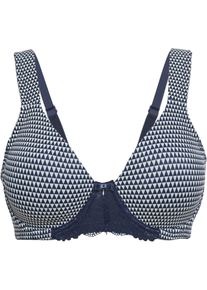Soutien-gorge minimiseur à bretelles rembourrées - bleu - taille 100C - bonprix