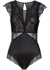 Body sans armatures avec dentelle - noir - taille 38/40 (S) - bonprix