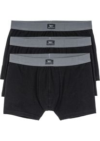 Lot de 3 boxers - noir - taille 8 (XXL) avec coton - bonprix