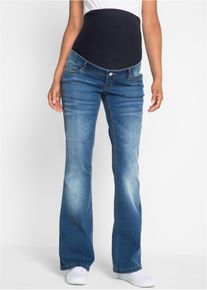 Jean de grossesse coupe bootcut - bleu - taille 48 avec coton - bonprix