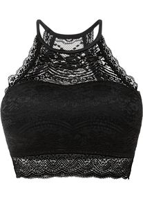 Brassière en dentelle - noir - taille 36 - bonprix