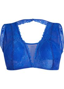 Brassière à coussinets amovibles - bleu - taille 44 - bonprix