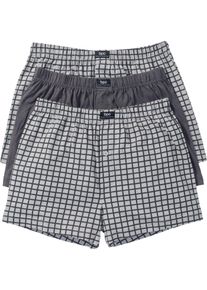 Lot de 3 caleçons en jersey - gris - taille 10 (4XL) avec coton - bonprix