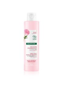 Klorane Peony Milky Silky Make-up Remover cleansing milk for skin soothing 200 ml