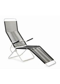 Chaise longue Altorfer Outdoor Embru Noir graphite RAL 9011