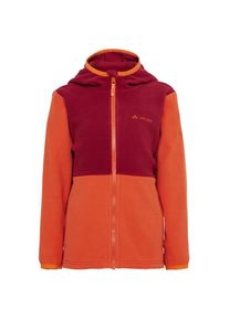 Vaude Kids Pulex Hooded Jacket II Fleecevest Kinderen (104 |rood)
