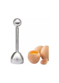 Coupe-œuf Outil D'Oeuf en Acier Inoxydable, Ouvre de Coquille D'oeuf, Coupe-Coquille pour Oeufs durs et Mous, Séparateur de Coquille D'oeuf la Maison
