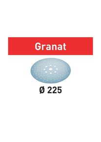 FESTOOL Abrasive sheet Granat STF D225/128 P180 GR/25