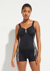 bonprix Mujer Ba&ntilde;ador de poliamida reciclada negro 40