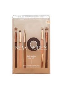 Real Techniques New Nudes Daily Swipe Eye Set set perii machiaj pentru ochi