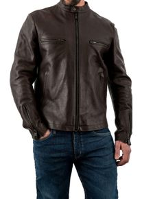 Rokker Commander "by Meindl", leather jacket , color: Dark Brown , size: XL