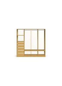 Pickawood Bedroom wardrobe system made to measure Real wood veneer