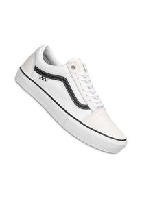 Vans Skate Old Skool Schoen leather white white Heren US 11.5